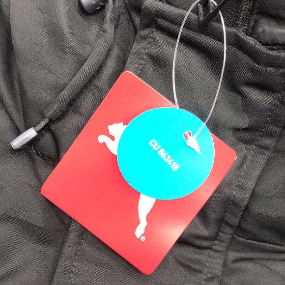 Puma men’s jacket puffer new with tag camo down with hood - NWT - Picture 4 of 9